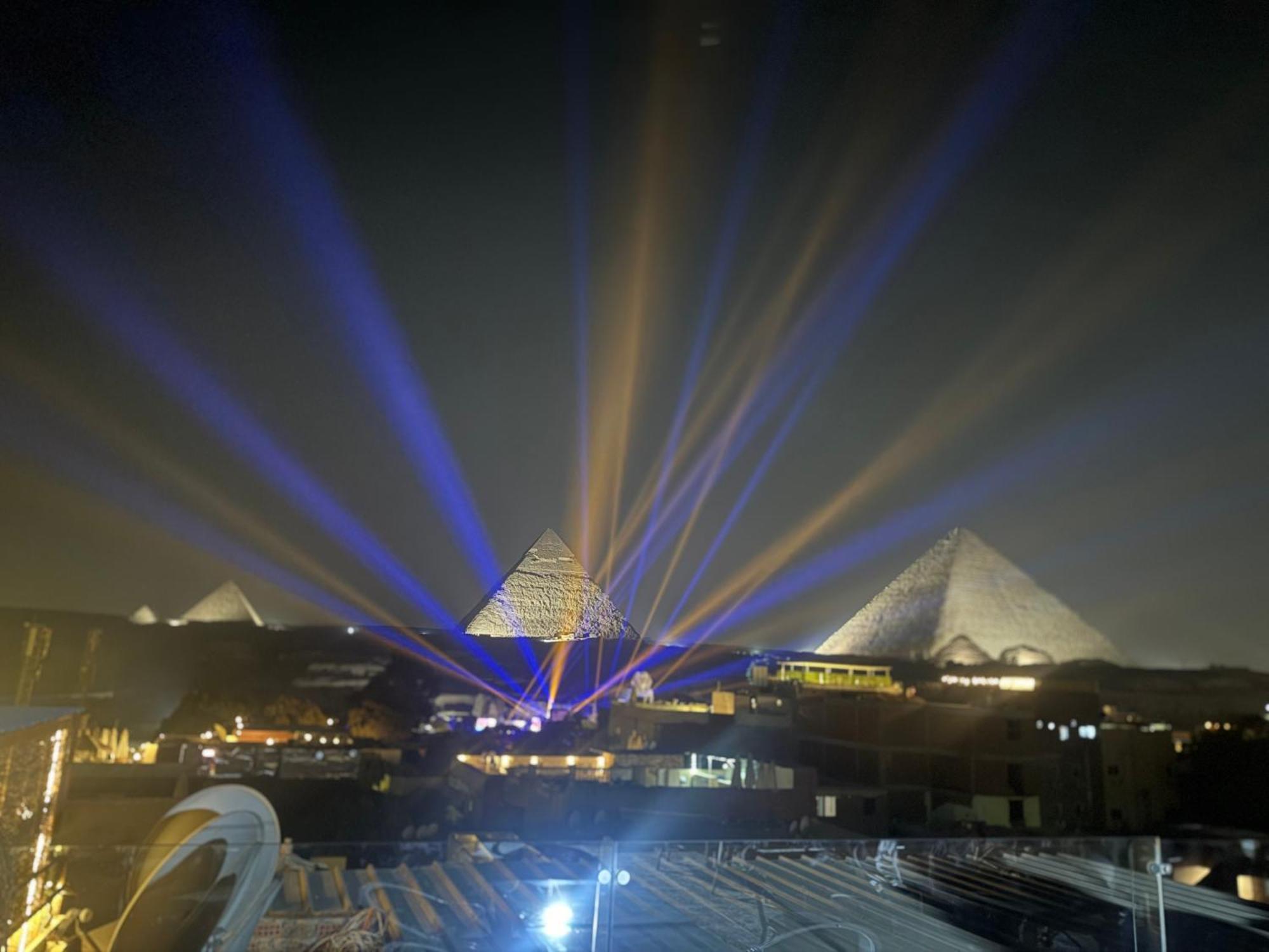 Pyramids And Sphinx Hotel Kafrat al Jabal ภายนอก รูปภาพ
