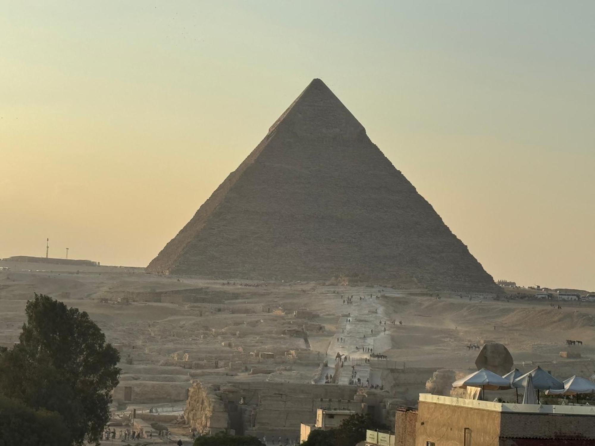 Pyramids And Sphinx Hotel Kafrat al Jabal ภายนอก รูปภาพ